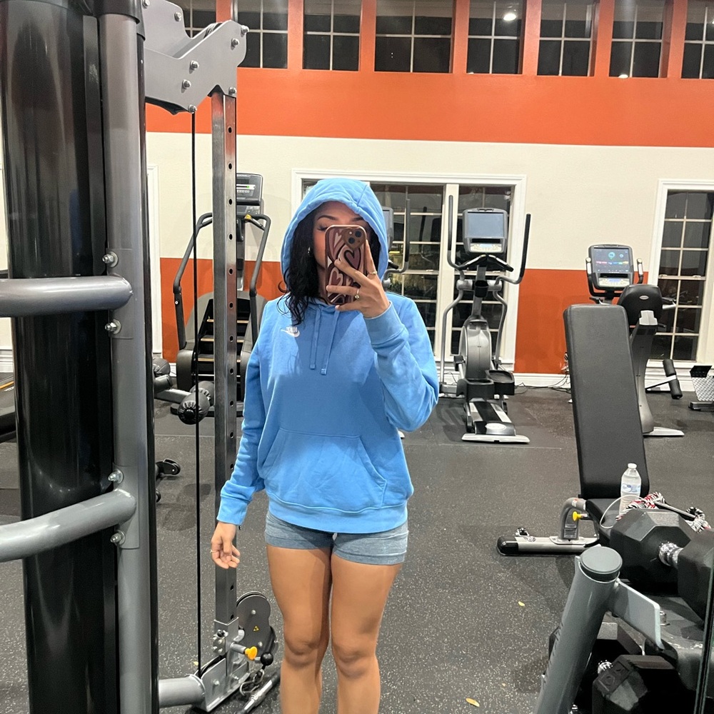 Nike Blue Oversized Relaxed Hoodie